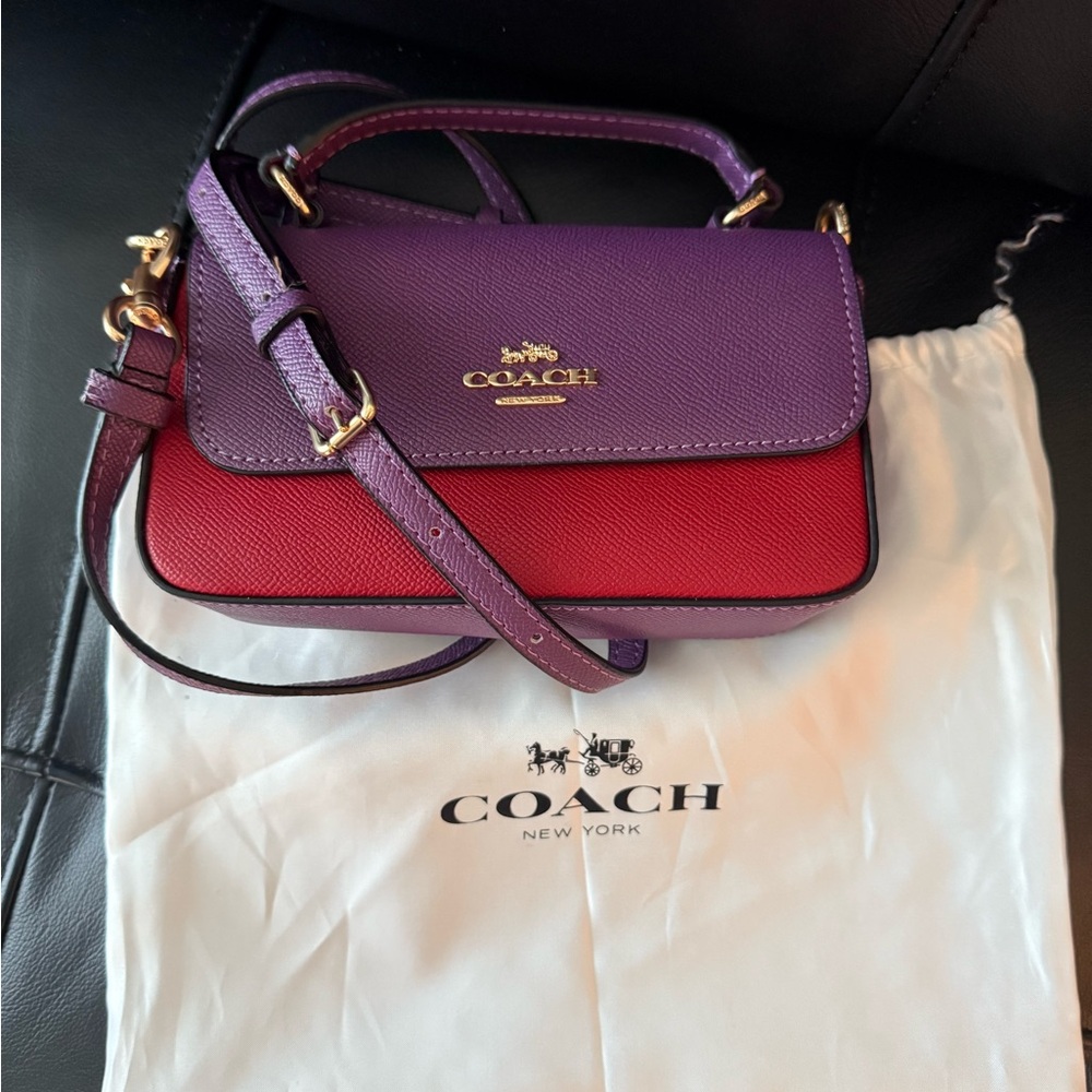 Coach Mini Josie Top Handle Crossbody in Colorblock